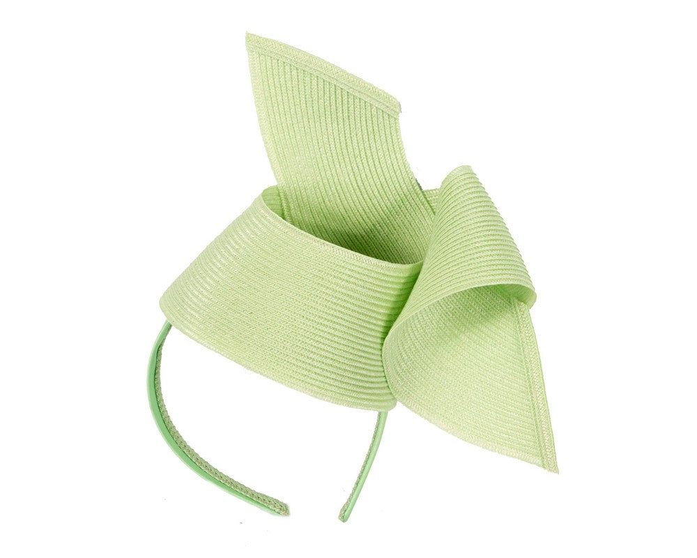 Modern lime fascinator by Max Alexander