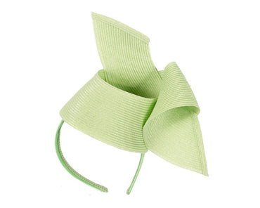 Modern lime fascinator by Max Alexander