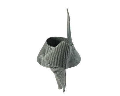Modern olive fascinator by Max Alexander