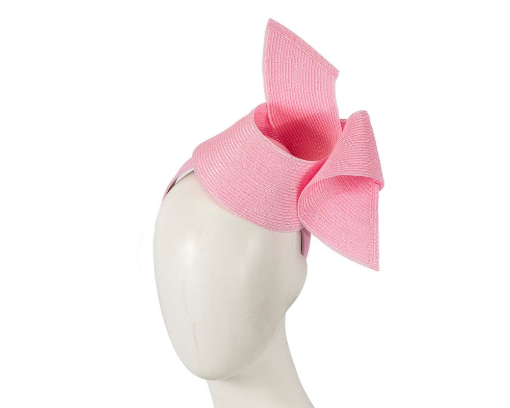 Modern pink fascinator by Max Alexander-0