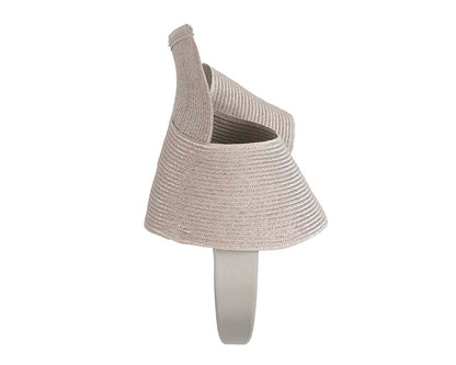 Modern silver fascinator by Max Alexander-3