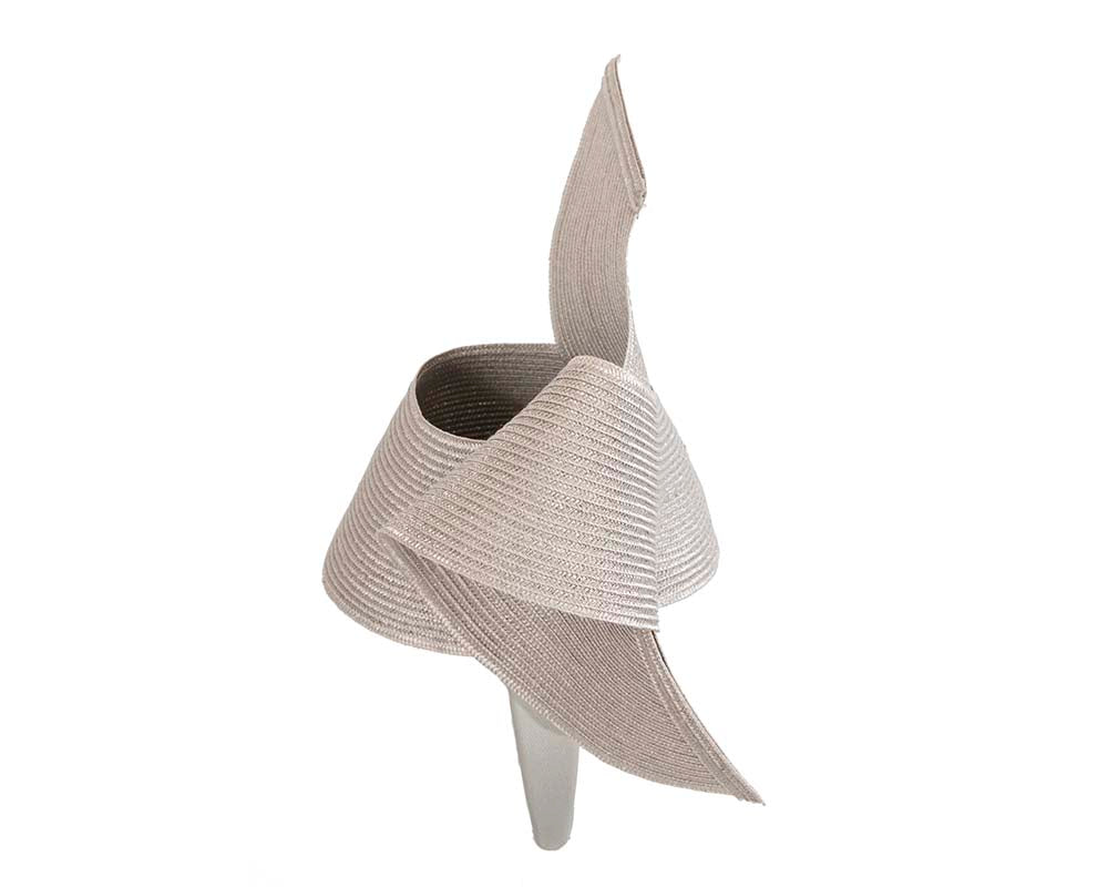 Modern silver fascinator by Max Alexander-2