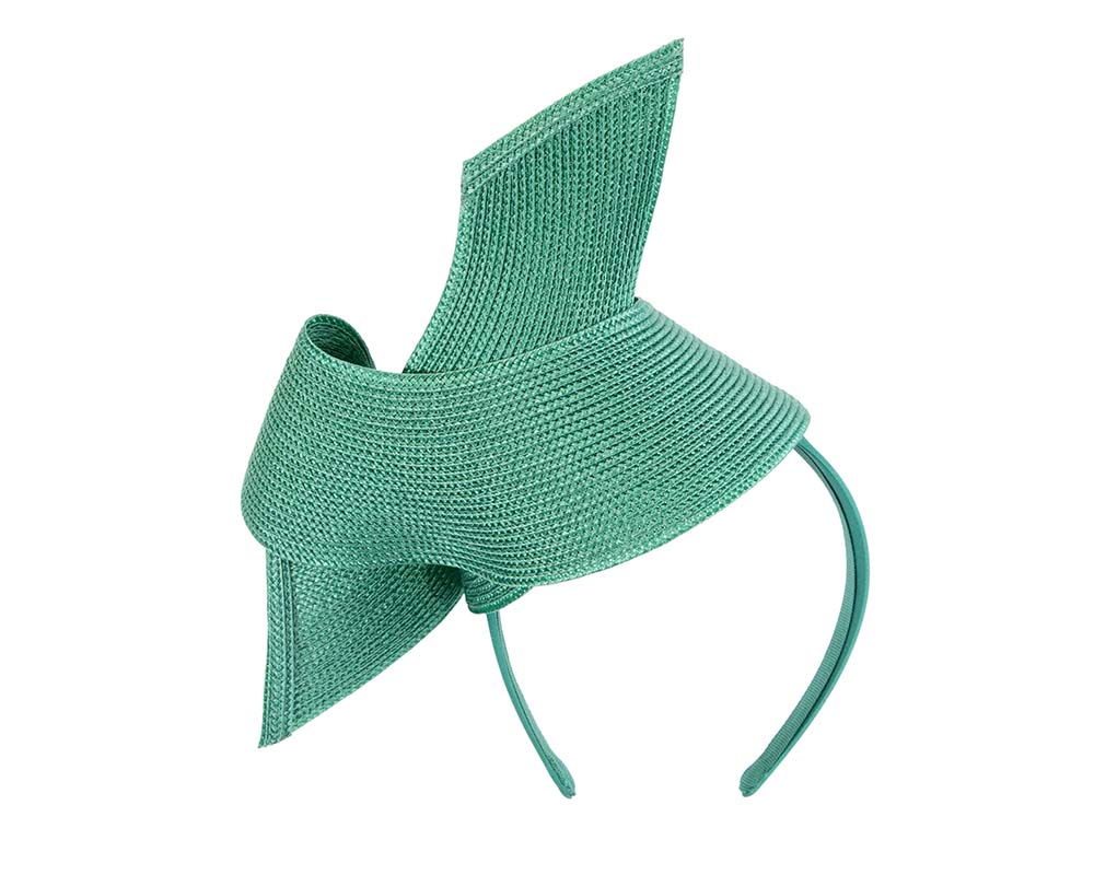 Modern teal fascinator by Max Alexander-5