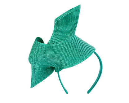 Modern teal fascinator by Max Alexander-5