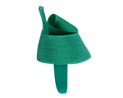 Modern teal fascinator by Max Alexander-3