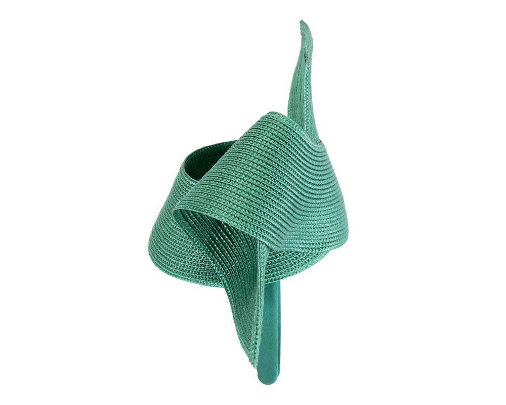 Modern teal fascinator by Max Alexander-2