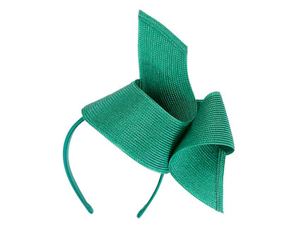 Modern teal fascinator by Max Alexander-1