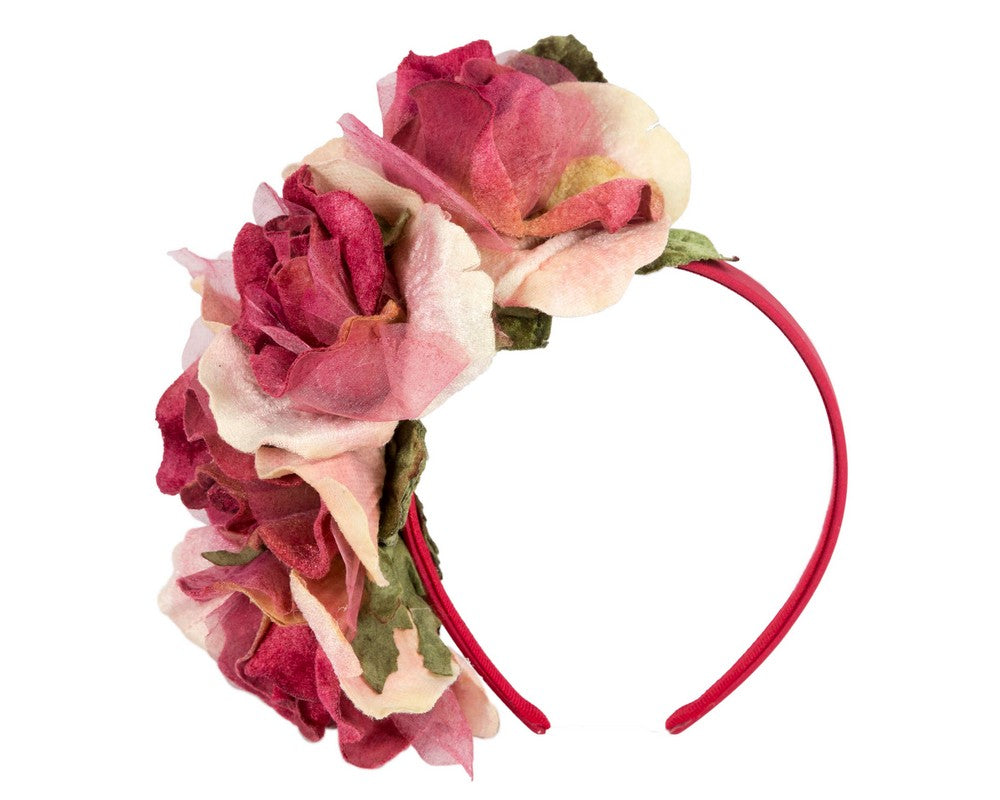 Flower headband fascinator by Max Alexander-1