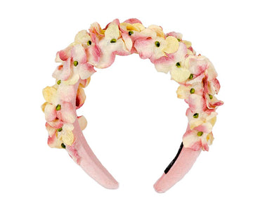 Puffy flower headband fascinator by Max Alexander