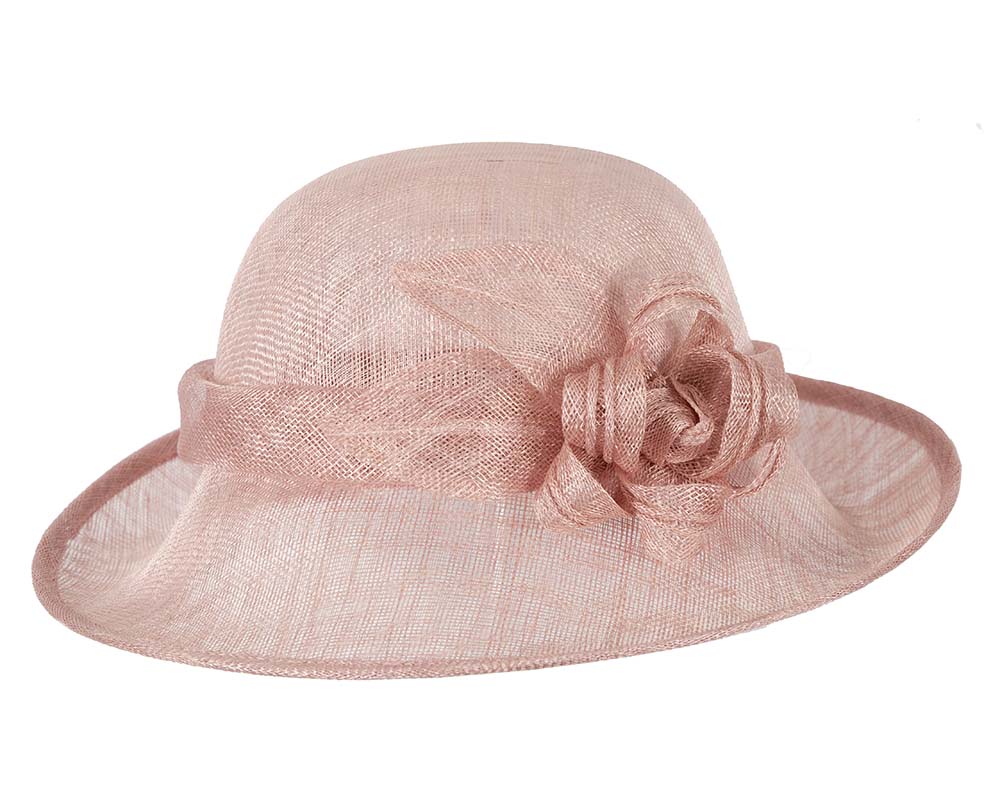Dusty Pink cloche hat by Max Alexander-5