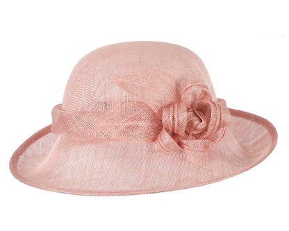 Dusty Pink cloche hat by Max Alexander-5