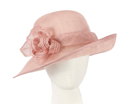 Dusty Pink cloche hat by Max Alexander-0
