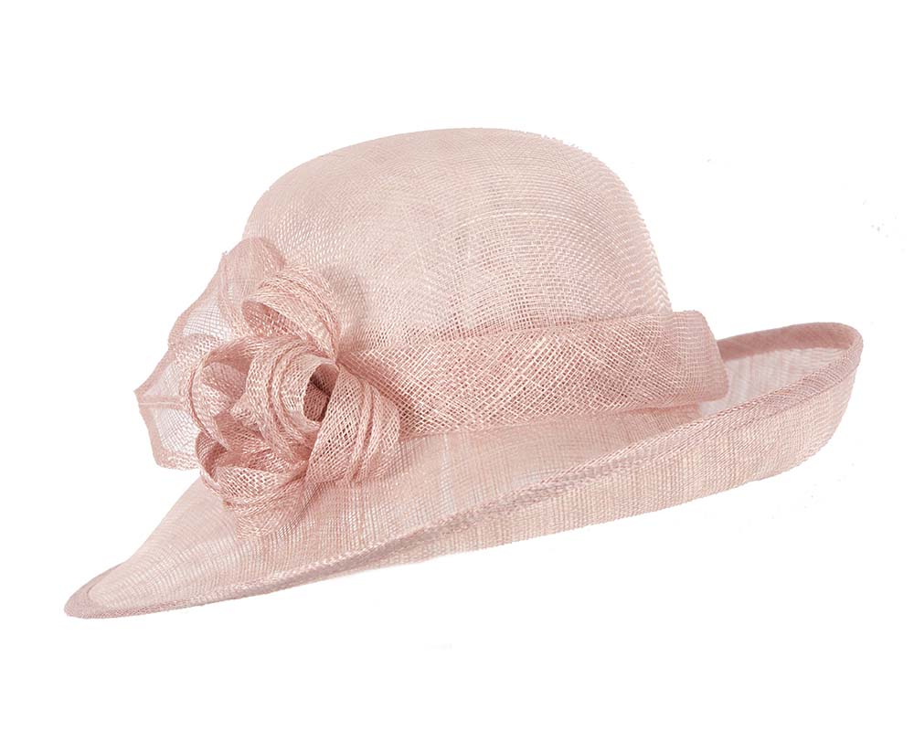 Dusty Pink cloche hat by Max Alexander-1