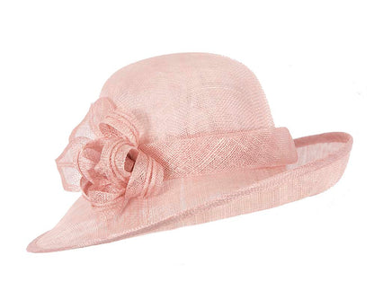 Dusty Pink cloche hat by Max Alexander-1