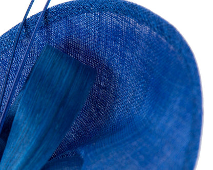 Large royal blue  sinamay fascinator by Max Alexander-2
