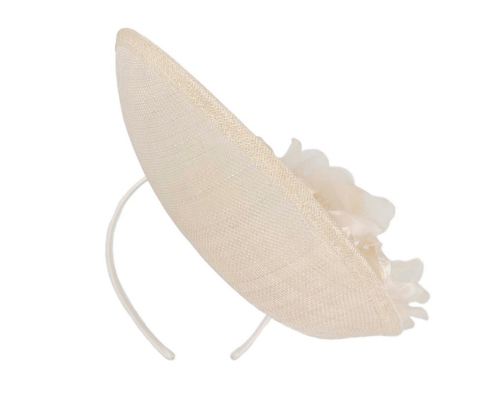 Large cream flower fascinator by Max Alexander-4