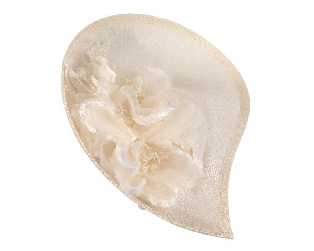 Large cream flower fascinator by Max Alexander-2