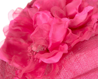 Large fuchsia flower fascinator by Max  MA874-3
