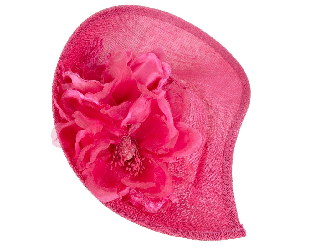 Large fuchsia flower fascinator by Max  MA874-2