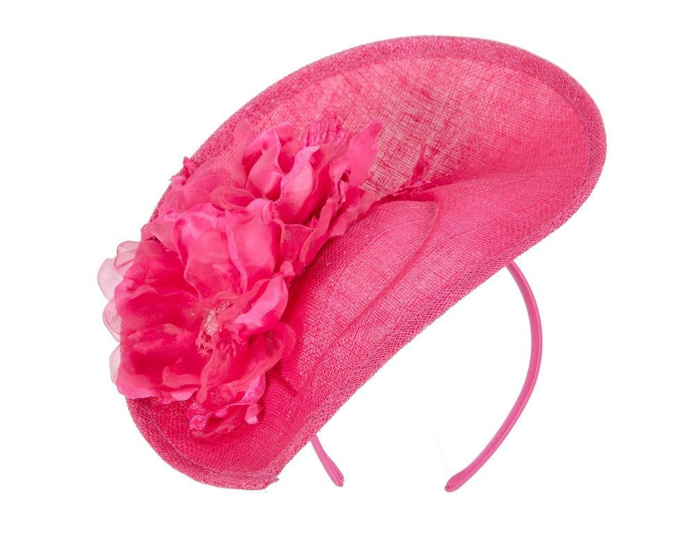Large fuchsia flower fascinator by Max  MA874-1