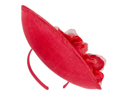 Large red flower fascinator by Max Alexander-4