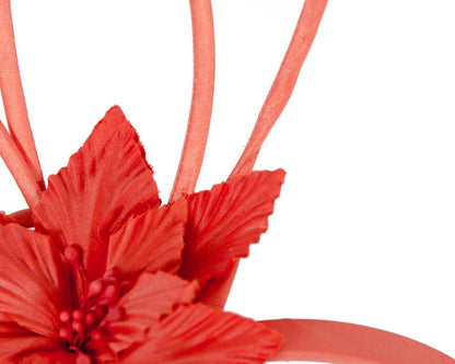 Bespoke orange fascinator by Max Alexander