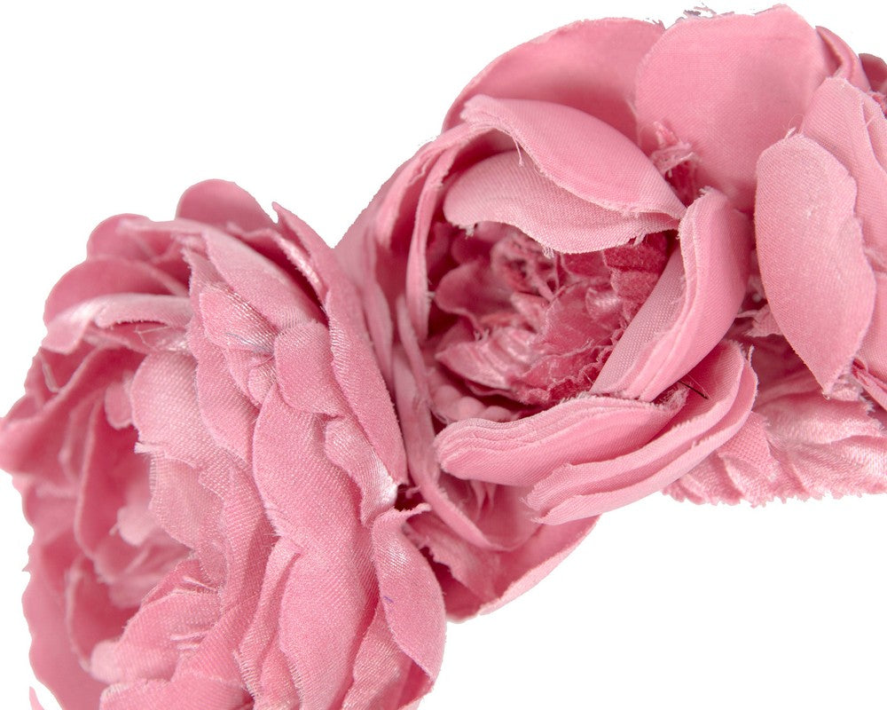 Dusty pink flower headband by Max Alexander