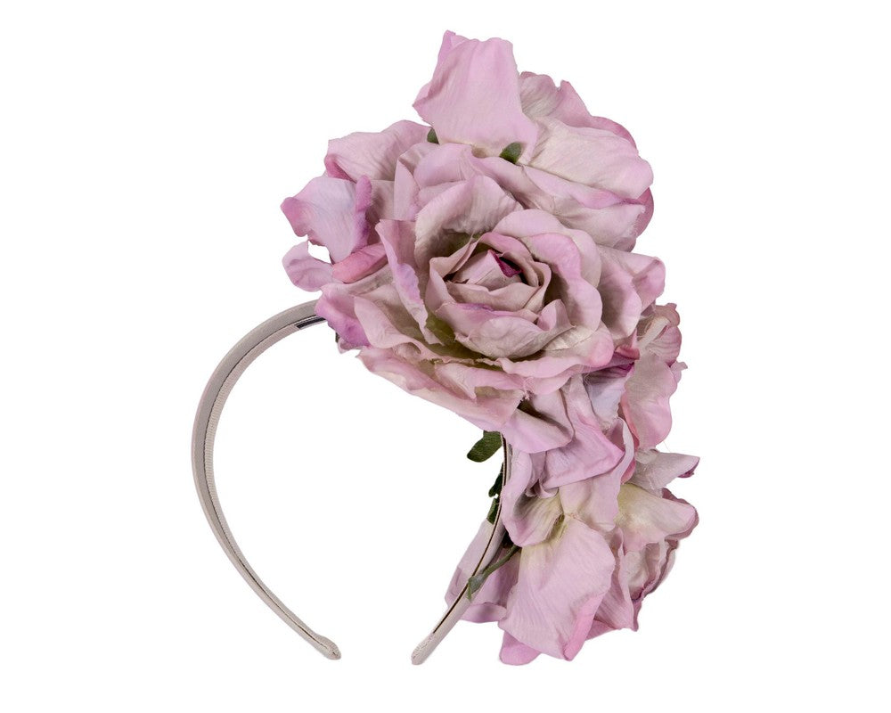 Large lilac flower headband by Max Alexander-3