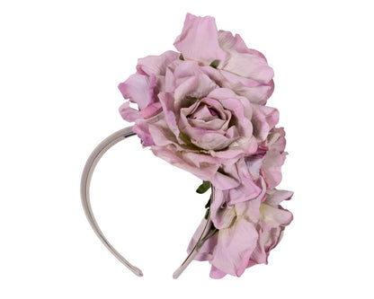 Large lilac flower headband by Max Alexander-3