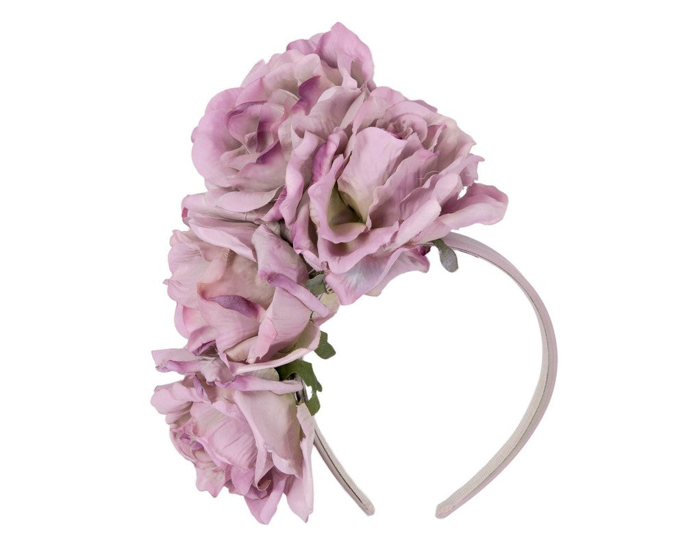 Large lilac flower headband by Max Alexander-1