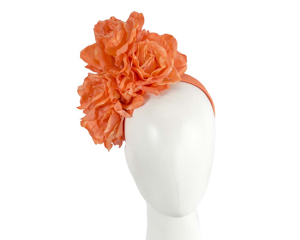Large orange flower headband by Max Alexander-0