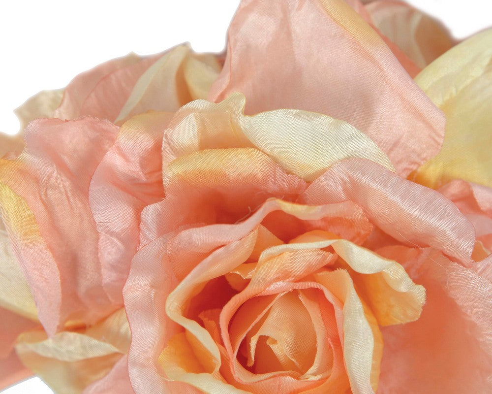 Large pink & yellow flower headband by Max Alexander-2