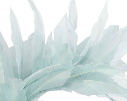 Blue feather fascinator headband by Max Alexander-2