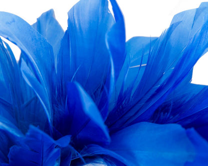 Royal Blue feather fascinator headband by Max Alexander-2