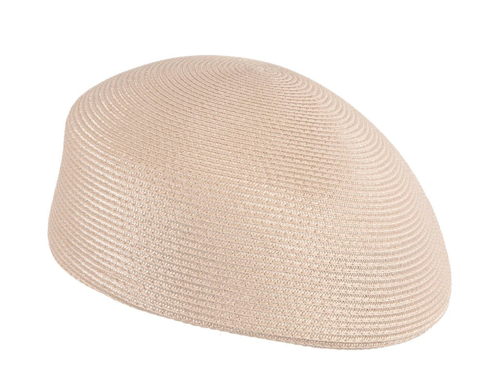 Modern beige beret hat by Max Alexander-5