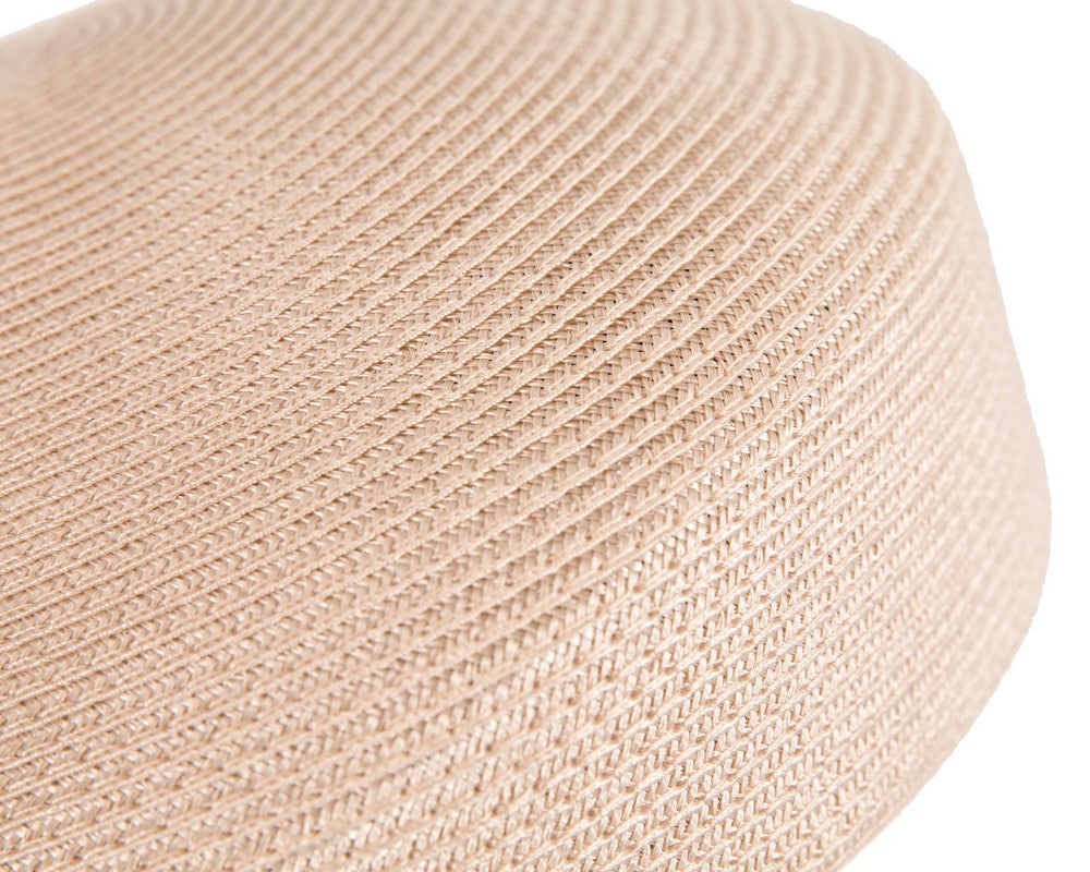 Modern beige beret hat by Max Alexander-4