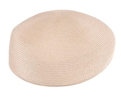 Modern beige beret hat by Max Alexander-3