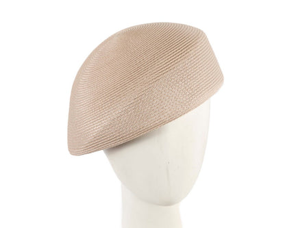 Modern beige beret hat by Max Alexander-0