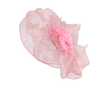 Large pink fascinator by Max Alexander