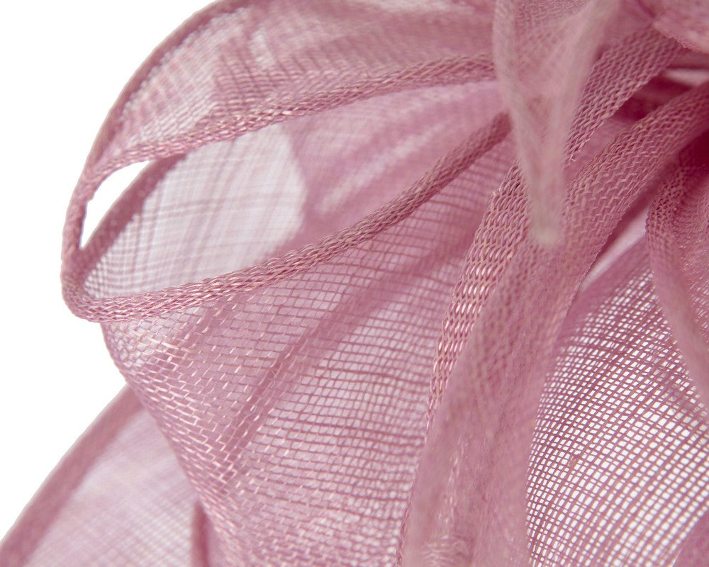 Lilac sinamay fascinator hat by Max Alexander