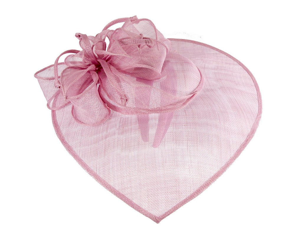 Lilac sinamay fascinator hat by Max Alexander
