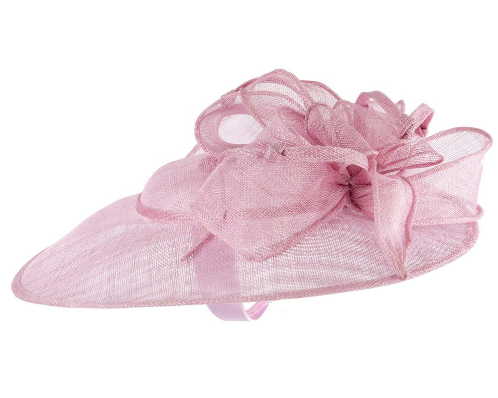 Lilac sinamay fascinator hat by Max Alexander