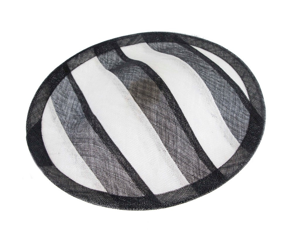 Unique Derby Day stripy fascinator by Max Alexander-2