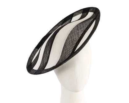 Unique Derby Day stripy fascinator by Max Alexander-0