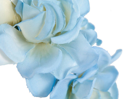 Light blue flower headband by Max Alexander-2