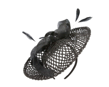 Max Alexander black plate fascinator