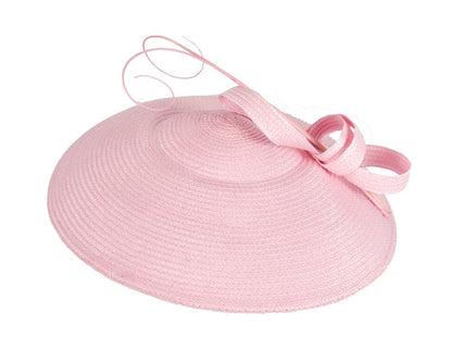 Pink "saucer" fascinator hat by Max Alexander