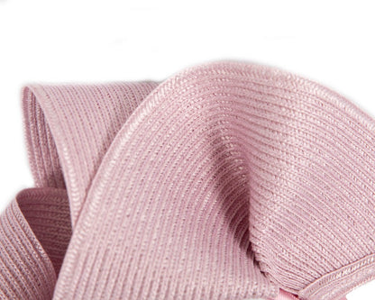 Large dusty pink wave racing fascinator by Max Alexander-2