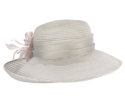 Silver ladies fashion hat-3