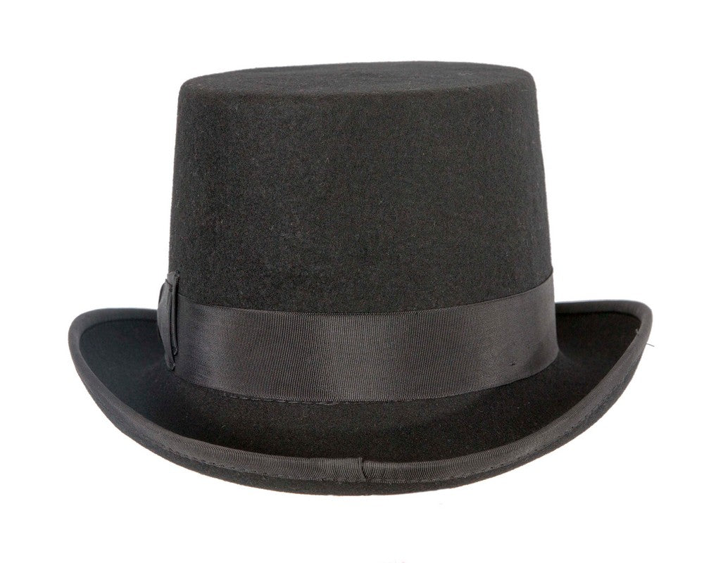 Black STANTON Felt Top Hat-5